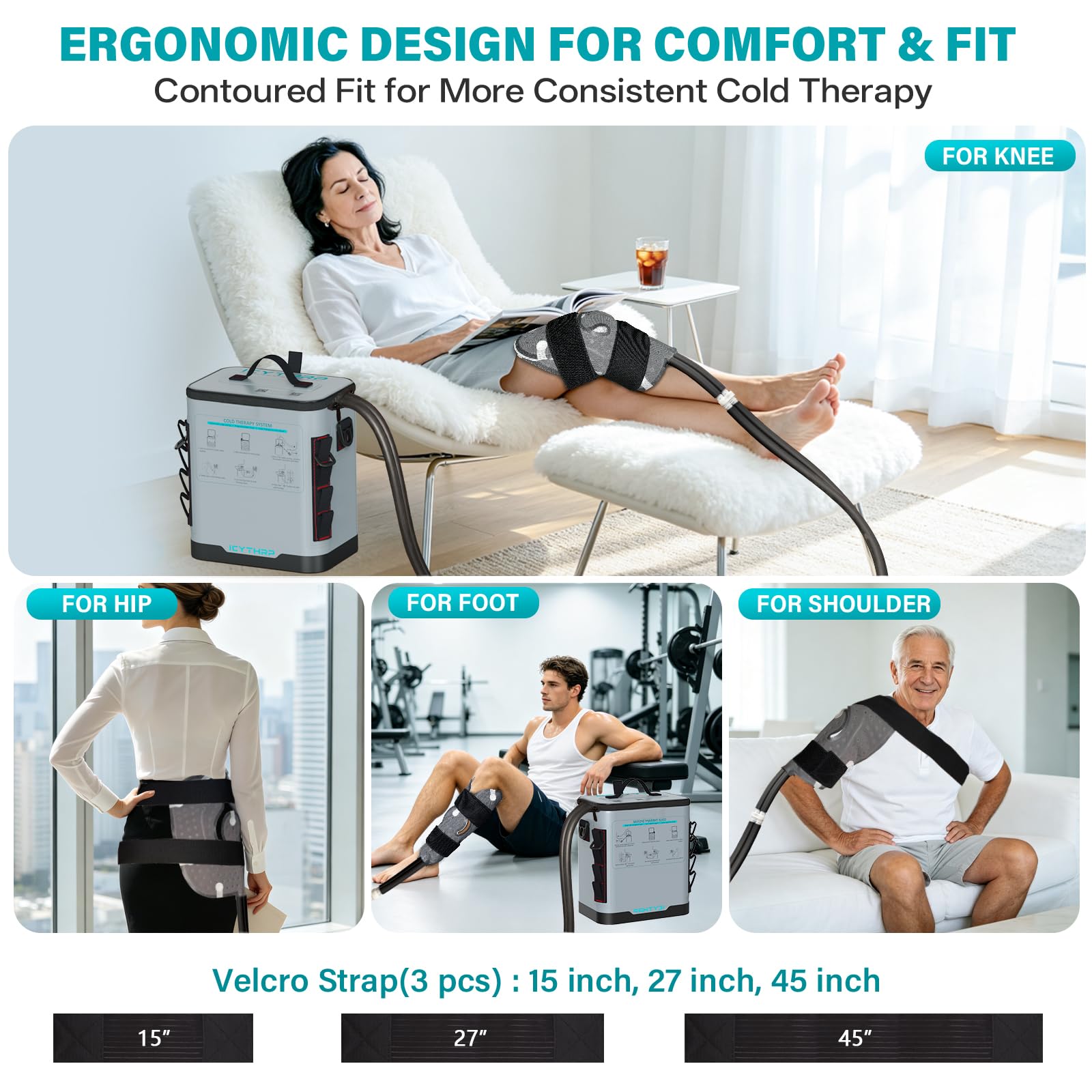 ICYTHRP Knee Ice Machine - Post Surgery Pain Relief -7 ICYTHRP Knee Ice Machine - Post Surgery Pain Relief -7