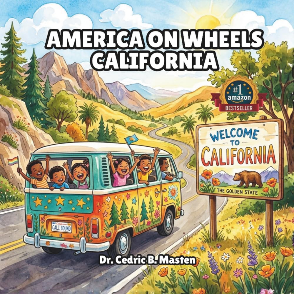 America on Wheels California: A Fun Road Trip Through California for Curious Kids