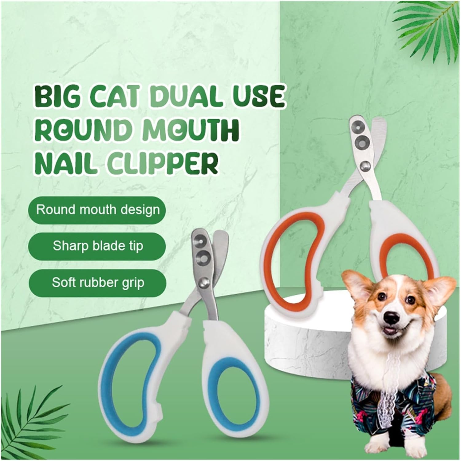Expert Grade Pet Paw Trimmer; Safe Nail Grooming for Cats; Over-Cutting Prevention Clippers; Pet Supplies(A1)