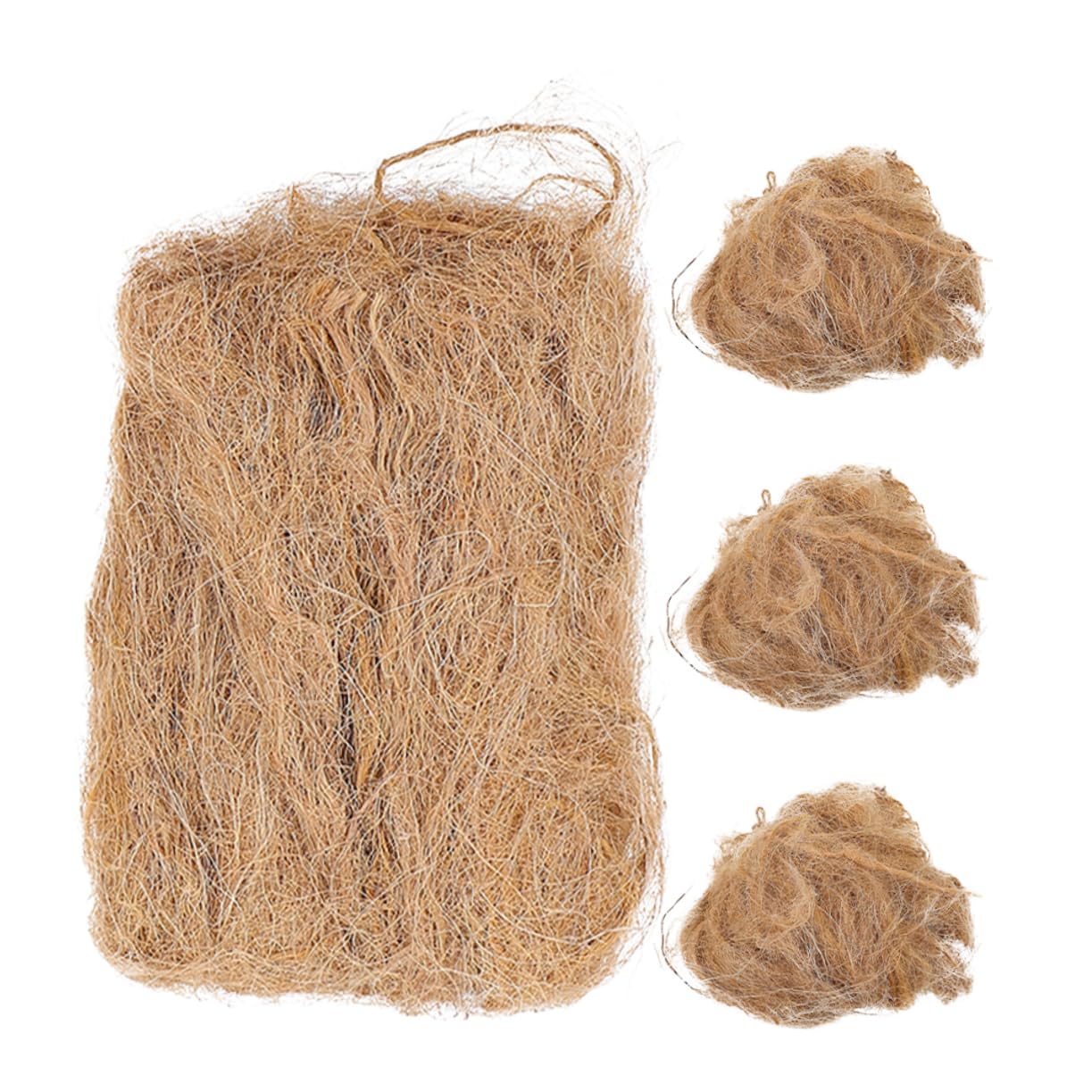 CORHAD Emergency Fire Starter Camping 4 Pack Jute Flame Starter Natural Outdoor Fire Tool for Survival