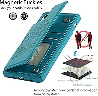 Vista 221 de Cavor for iPhone 11 Wallet Case with Card Slots Holder,Premium PU Leather Kickstand Feature Case [Wrist Strap] Double Magnetic Clasp Shockproof Flip
