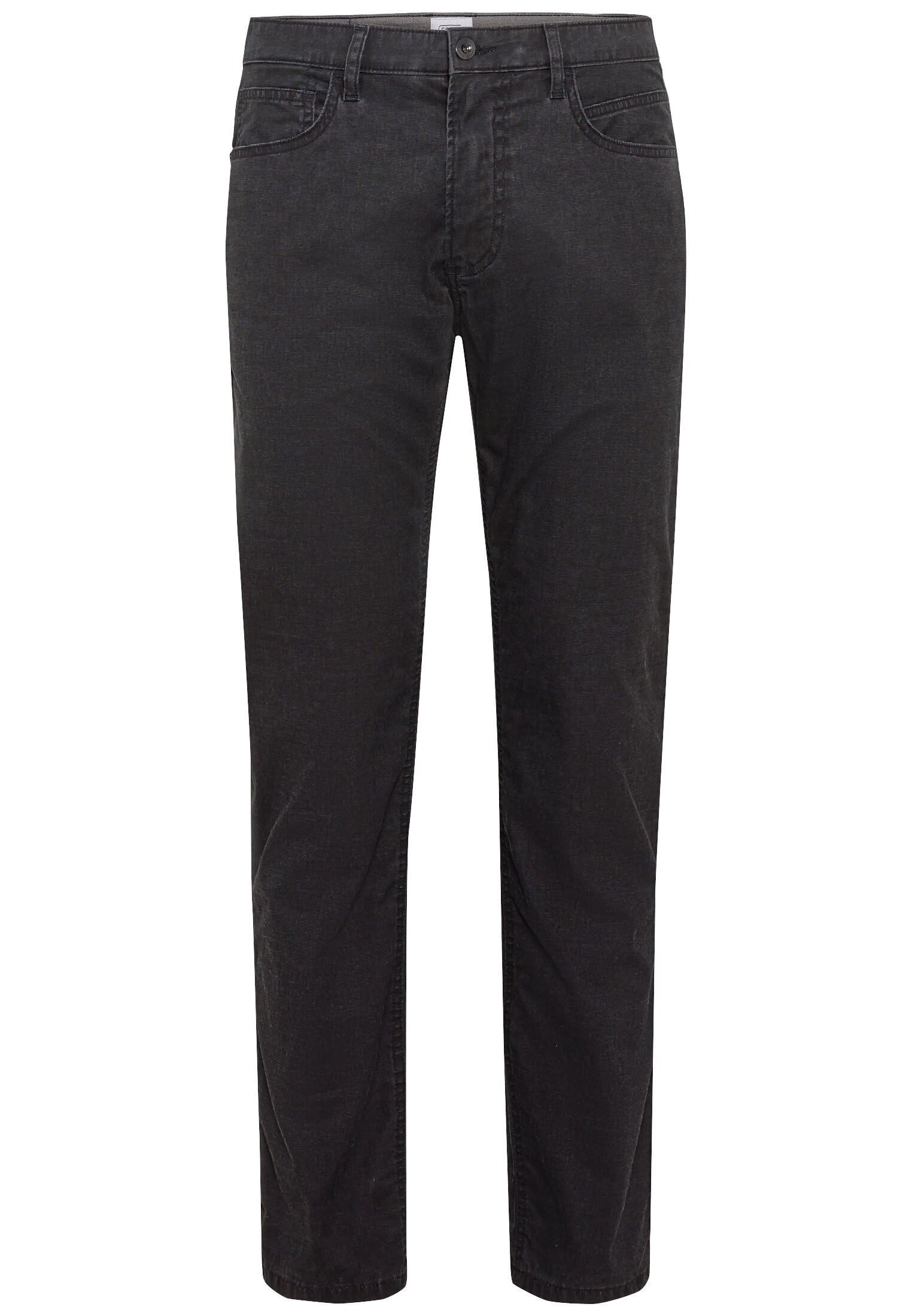 camel active Herren Regular Fit 5-Pocket Hose schwarz, menswear-38/30