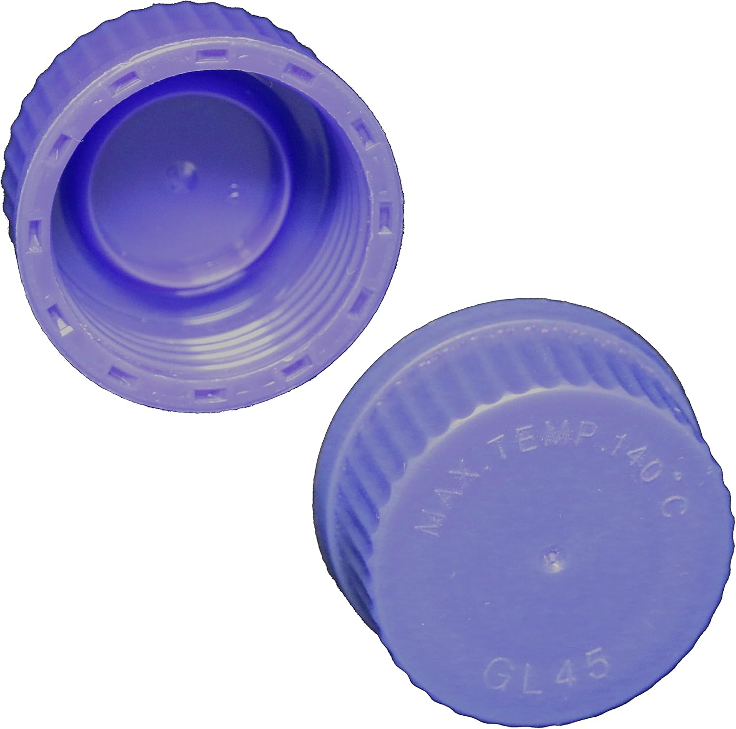 Karter Scientific 500ml Glass Round Media Storage Bottles with GL45 Screw Cap, Borosilicate Glass, 251M5 (Pack of 6)