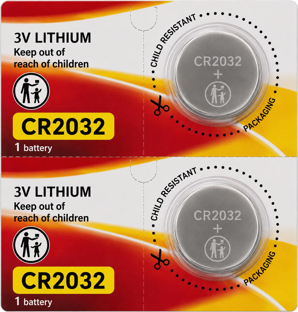 generic Dreamy CR2032 3V Lithium Coin Cell Batteries (Silver) - Pack of 2 Batteries-picture-49