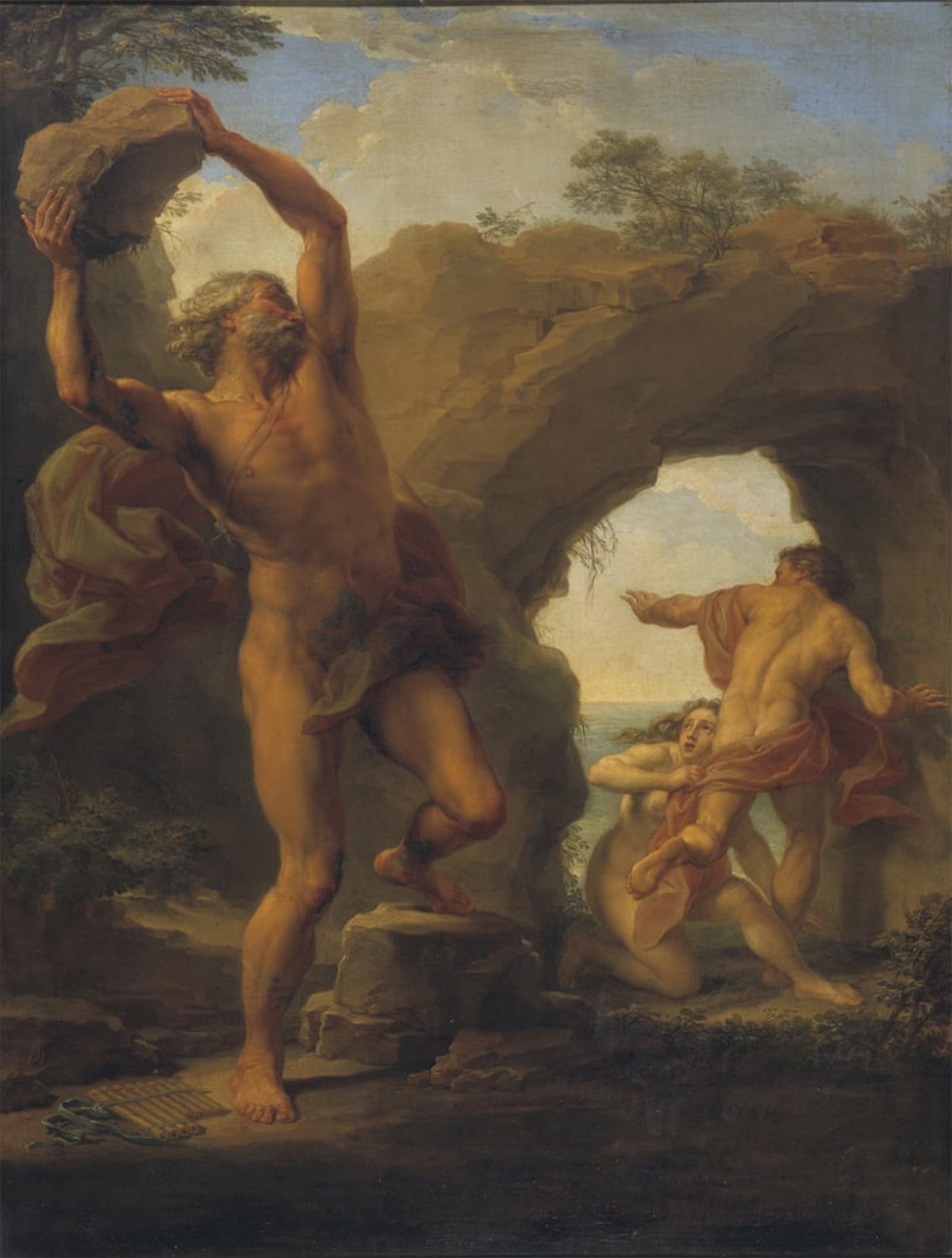 ARTXLXXBN Famous Art Print Poster Vintage Wall Art Acis and Galatea by Pompeo Girolamo Batoni Canvas Art Poster for Home Decor 60x90cm