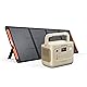 Jackery Solar Generator 1000 v2 with 200W Solar Panel, 1070Wh Portable Power Station, LiFePO4 Battery, 1500W AC Output, 1 Hr Fast Charge, for Camping, Emergency, RV, Off-Grid (Dune White) Product Image 1