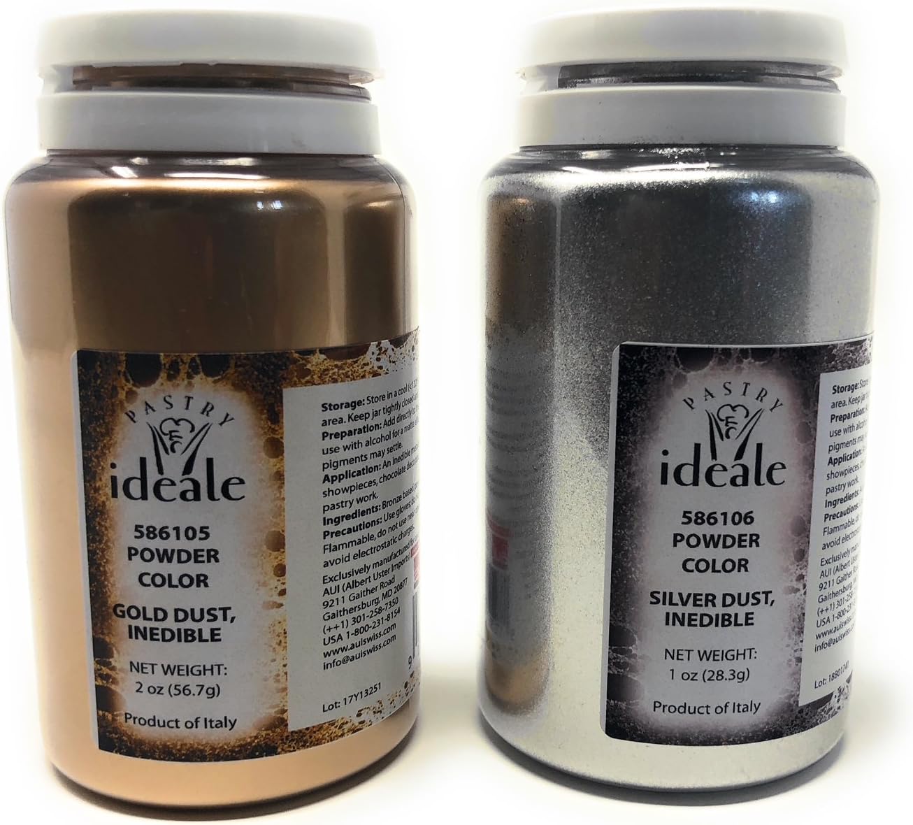 Gold Dust & Silver Dust Set (Inedible)