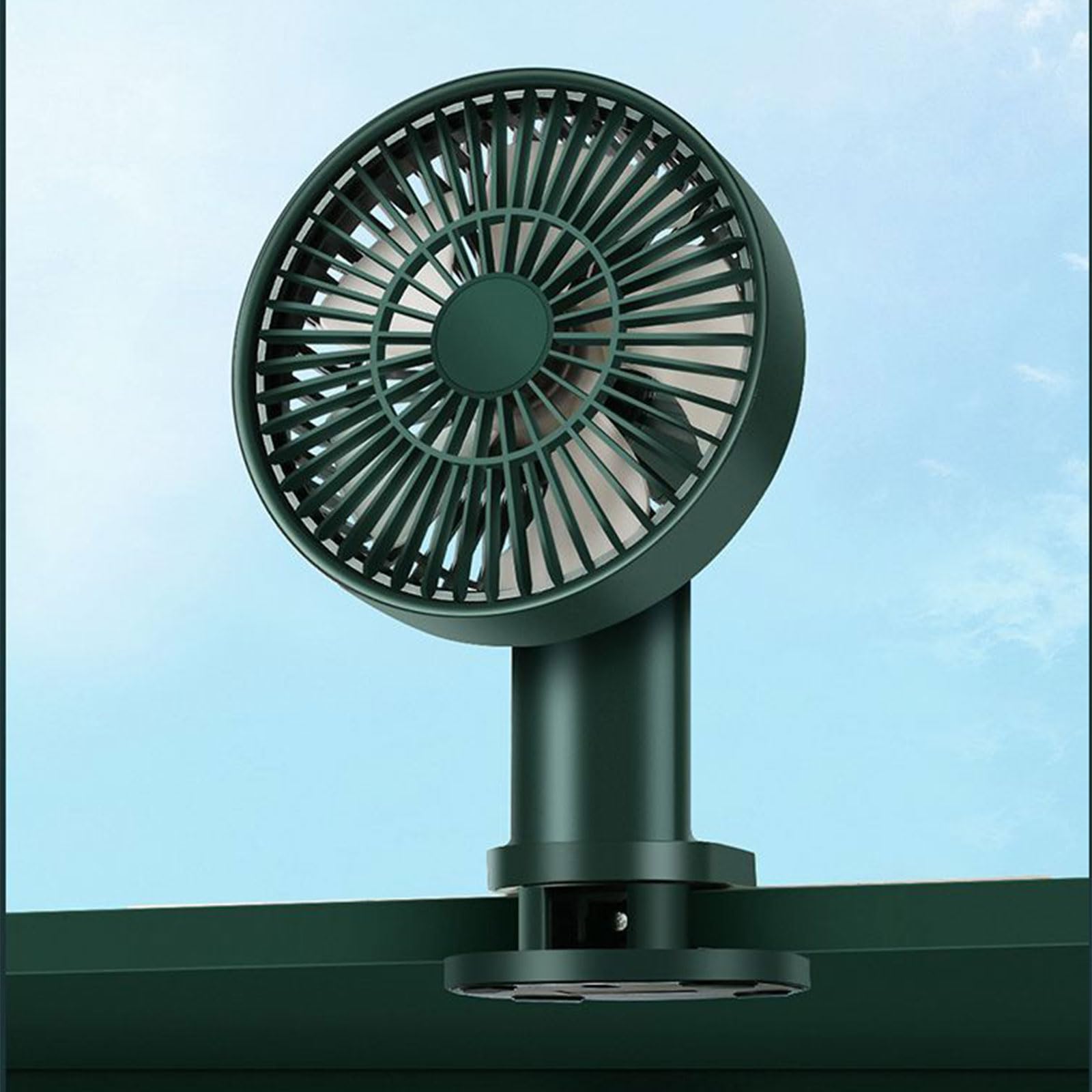Piccolo ventilatore da ufficio ventilatore da scrivania ventola di raffreddamento ABS texture clip ventilatore leggero per adulti bambini
