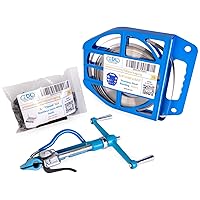 Vista 30 de IDL Packaging Kit de bandas de acero inoxidable 201 de 1/2 pulgada, herramienta de bandas de alta resistencia + bobina de bandas de acero inoxidable