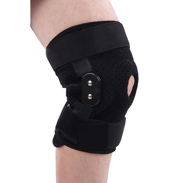 Buy Hinged Knee Brace, Adjustable Knee Support Wrap for Men&Women, Pain