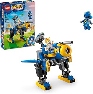 Sonic The Hedgehog Cyclone vs. Metal Sonic - Building Toy for Kids, Boys and Girls, Ages 8+ - Mech Suit with Minifigures for Pretend Play - Gift Idea for Birthdays - 77002