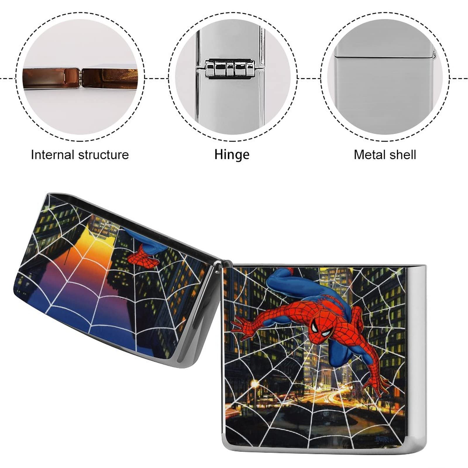 Amazon.co.jp: スパイダーマン ライター アーマー ZIPPO兼用ケース