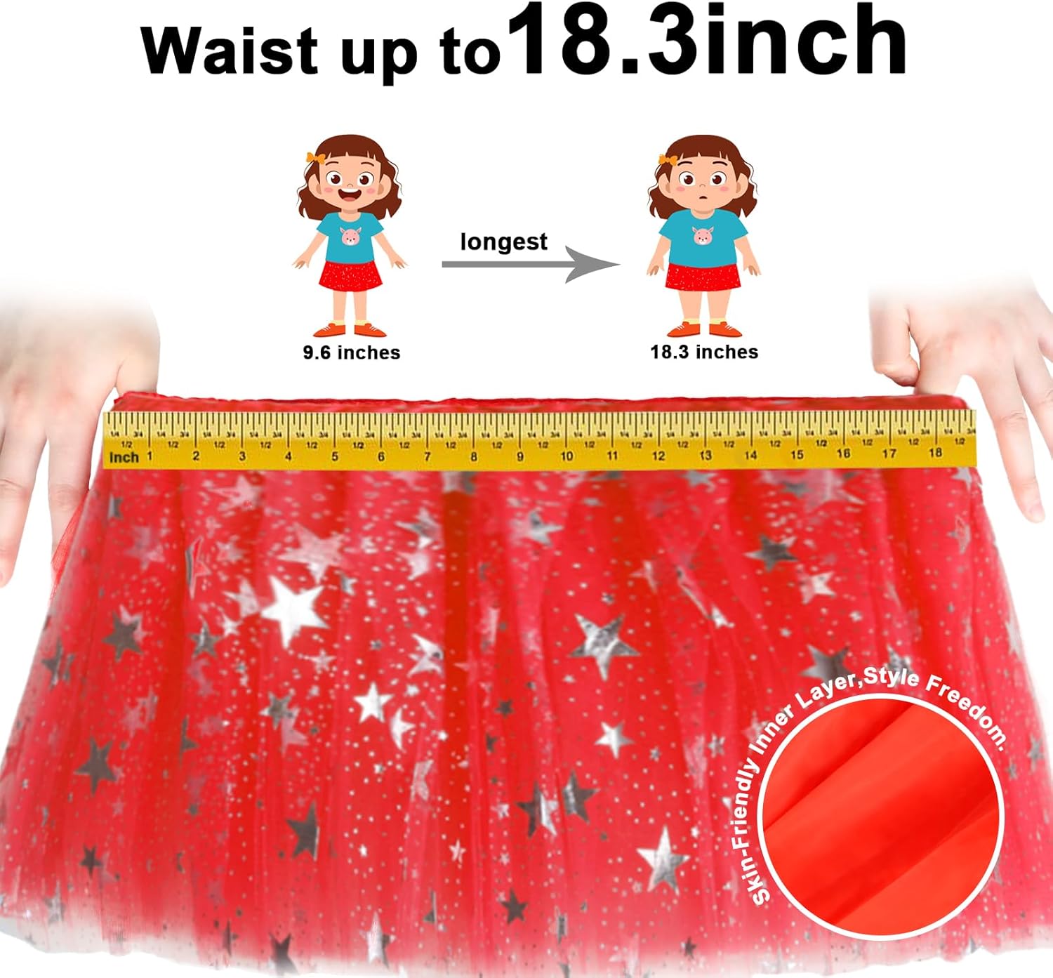 iROLEWIN Superhero-Capes for Kids Superhero-Costumes for Girls Toddler Princess Dress-Up Big-Sister-Gifts Christmas Party Toy - Image 7