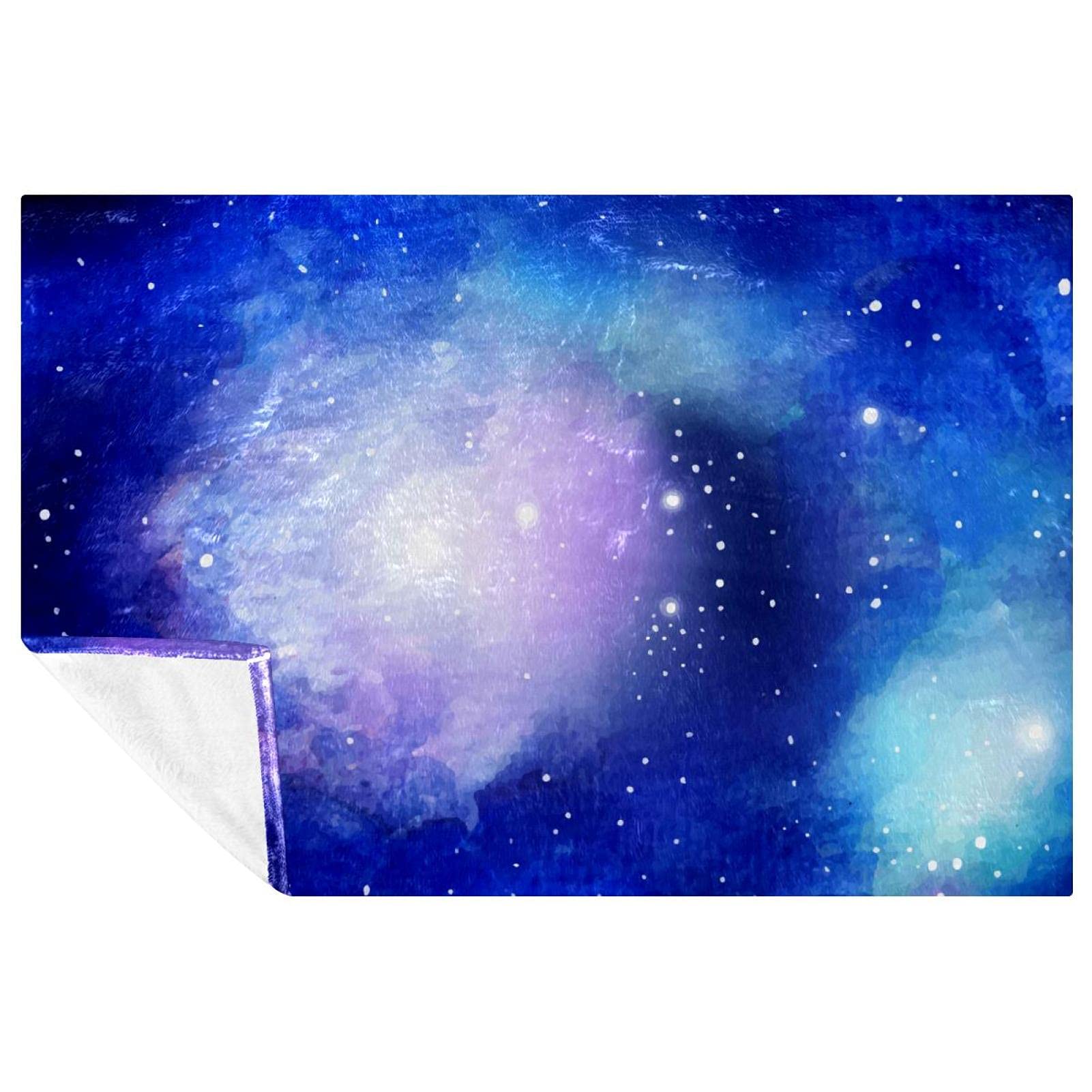 Couverture chaude galaxie douce jeté de canapé thermique 150x100