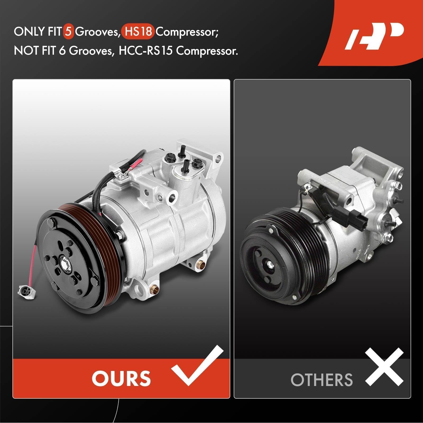Amazon.com: A-Premium Air Conditioner AC Compressor with Clutch
