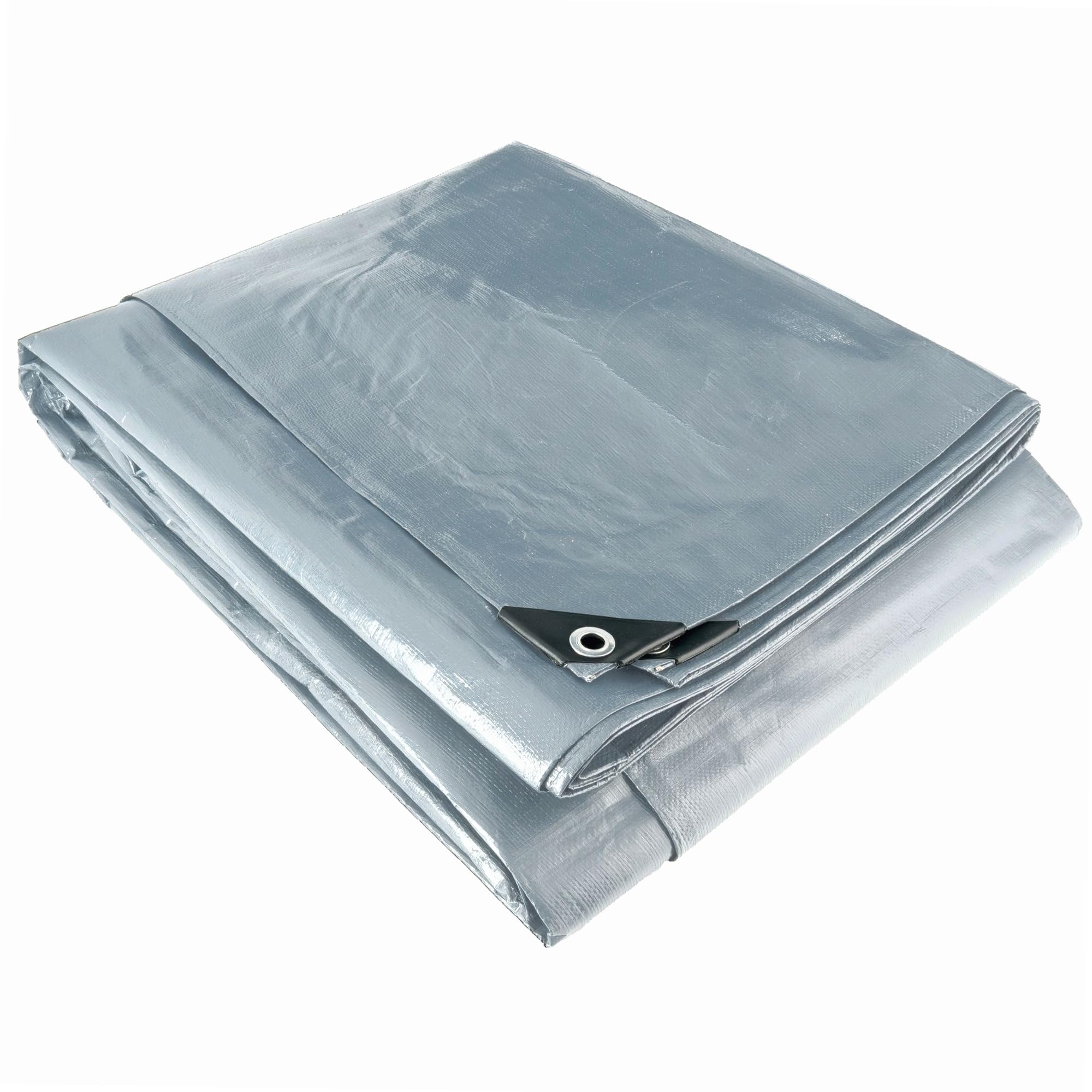 WERKA PRO Lona Multifuncional Gris y Negra 200 g/m2 6 x 10 m