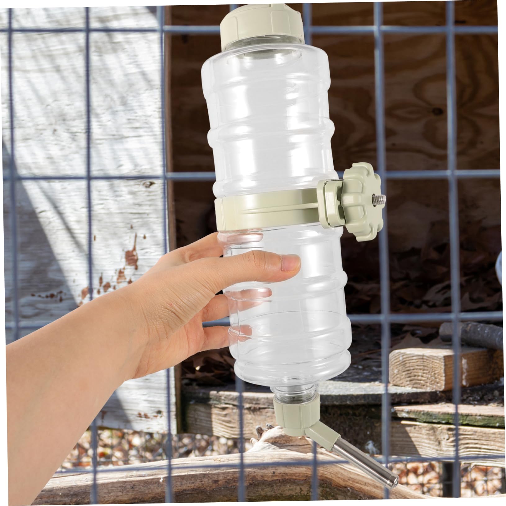 BESPORTBLE 2pezzi Borraccia Per Domestici Dispenser Per Facile Installare e Gabbie Abbeveratoio Antigoccia Per Conigli e