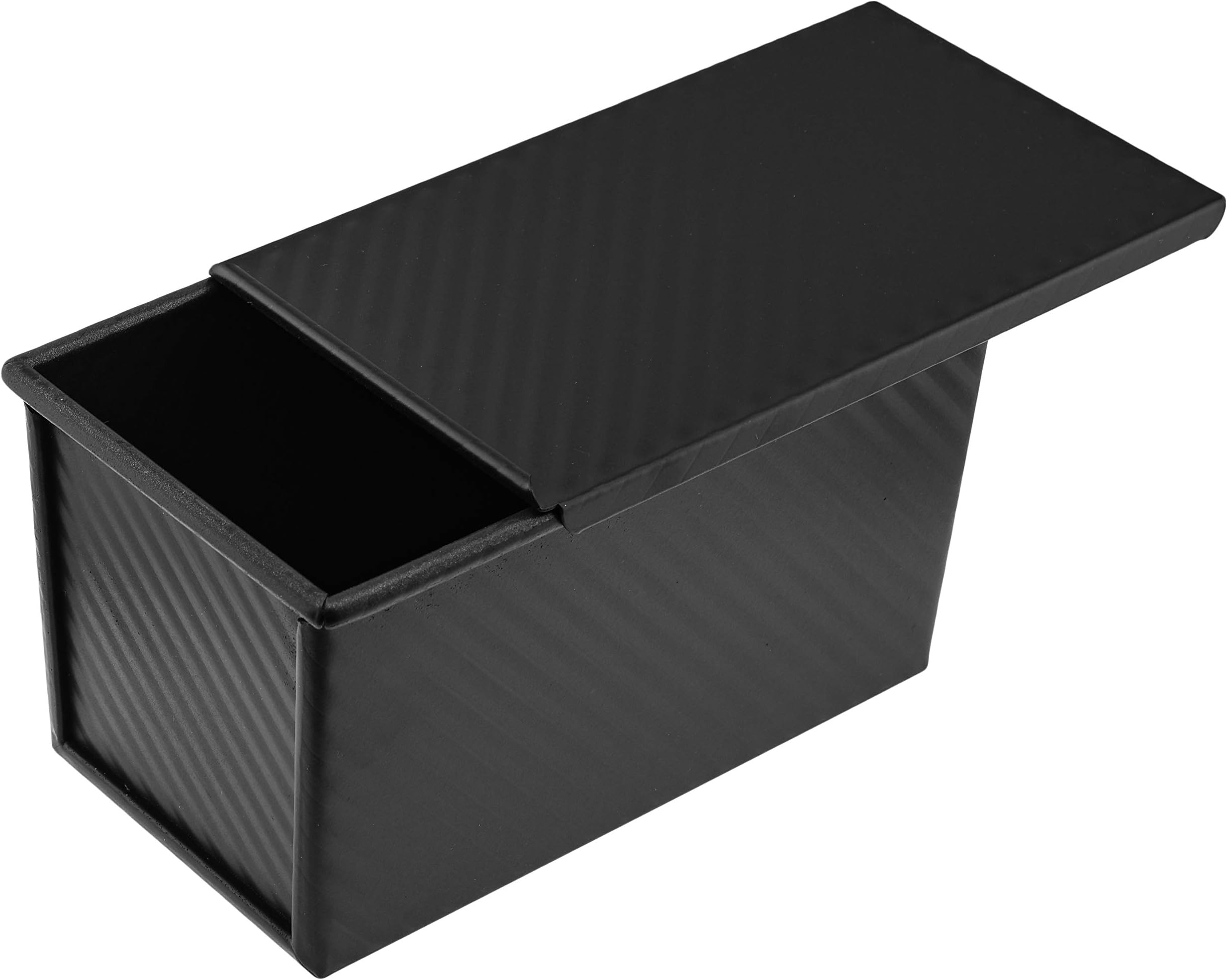 Pullman Loaf Pan with Lid Non Stick Pan - 1lb Dough Bread Pan Toast Mold for Sandwich Bread - Banana Bread or Sourdough Bread & Loaf Pans - Bread Mold for Baking Toast Pan Aluminum Alloy Pullman Pan