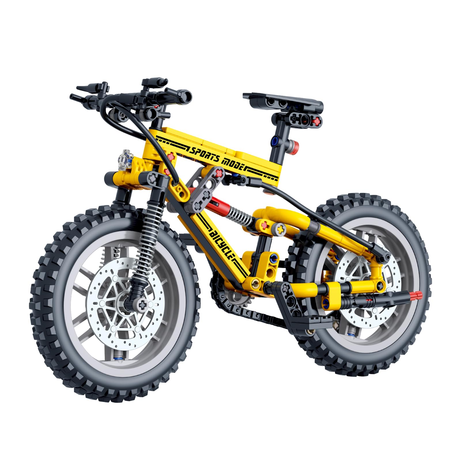SymGrpu Sports Mode Mountain Bike Building Blocks Set, 240 Pieces Techinik Bicycle Building Bricks Kit, Cycle Bike Model Gift Toys for Adults Kids, Home Office Decor โ image 1