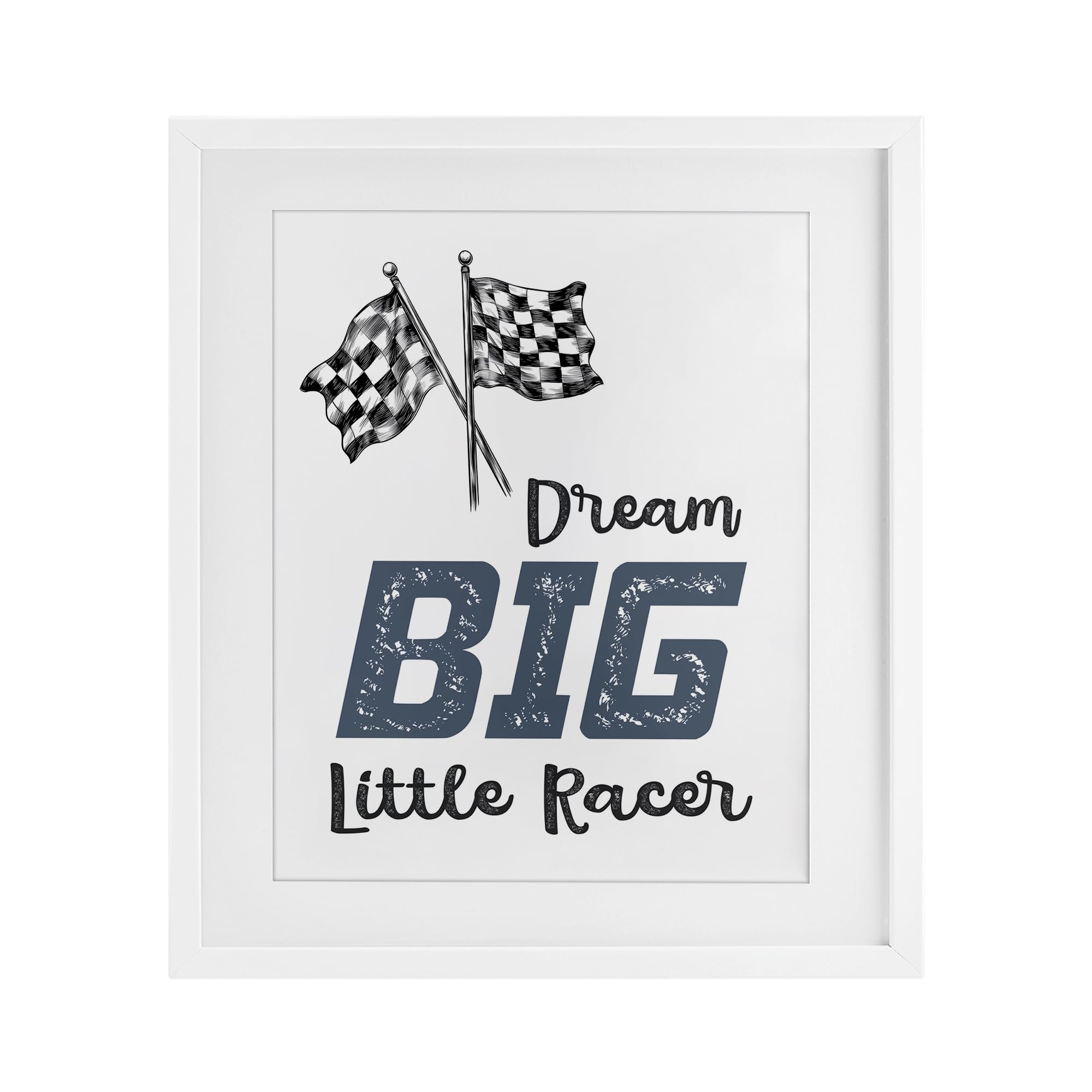 Dream Big Little Racer tableau enfant pour encourager les reves des petits
