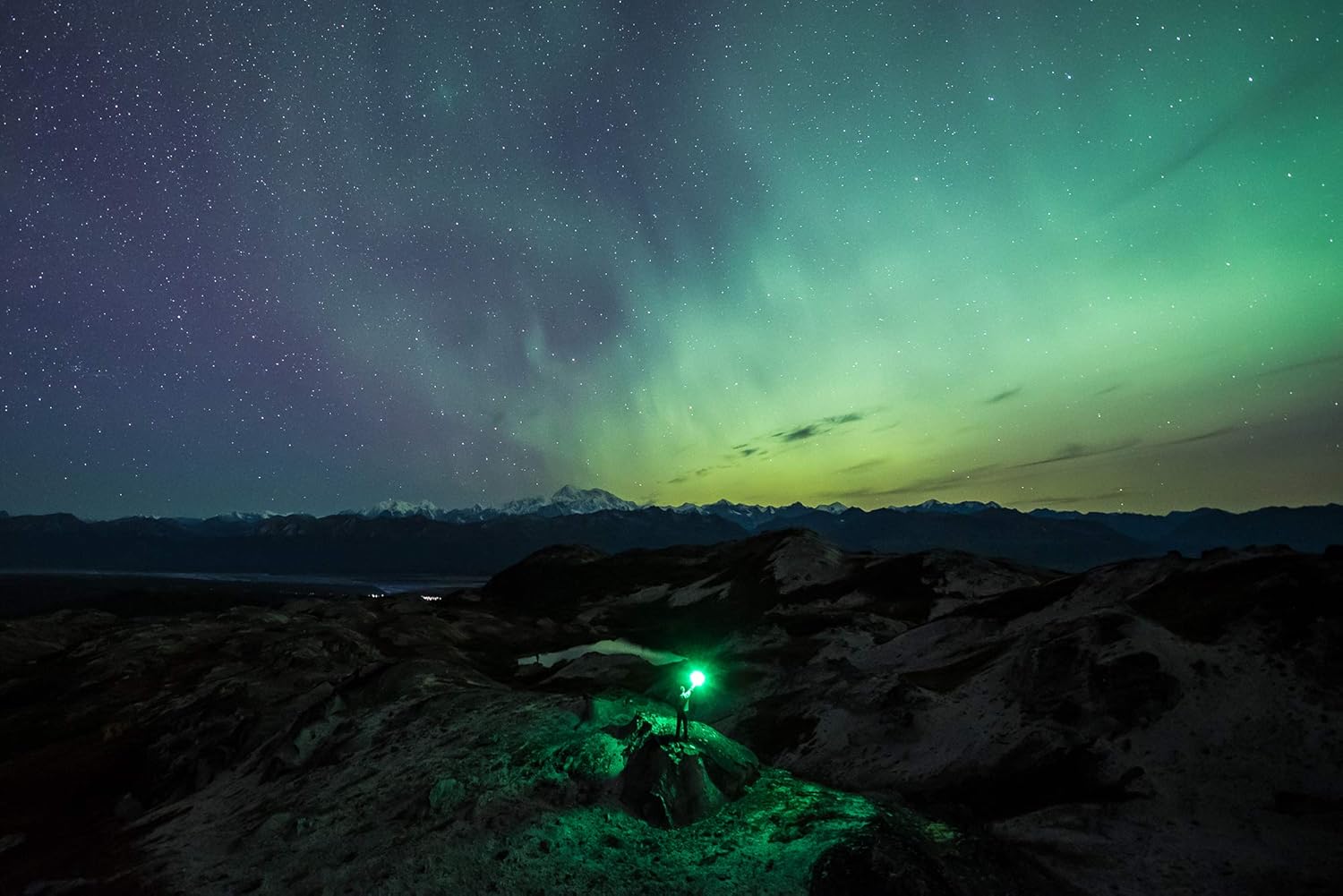 MPOWERD Luci Color Solar Inflatable Lantern charging in sunlight