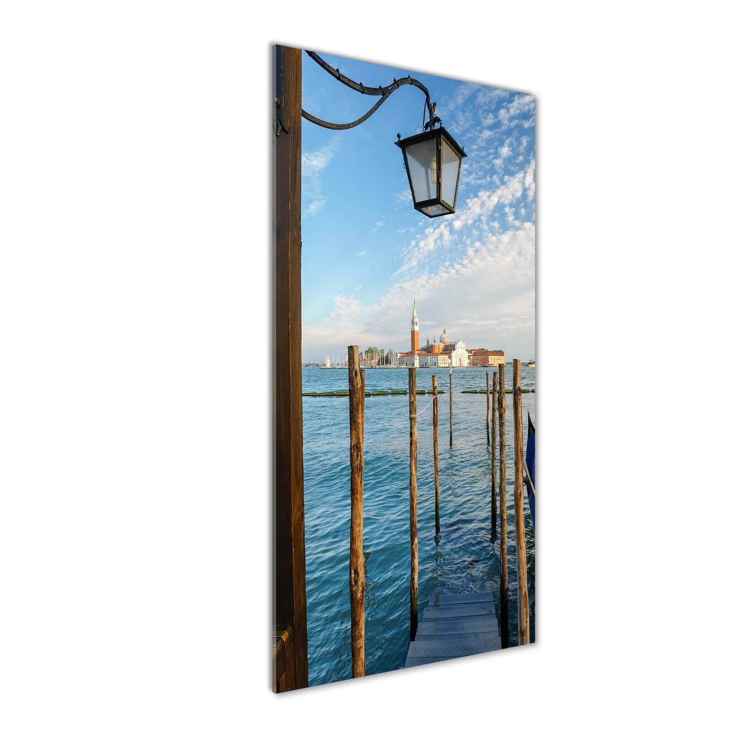 Déco Mural Venise Italie pour sublimer le salon en verre acrylique bleu