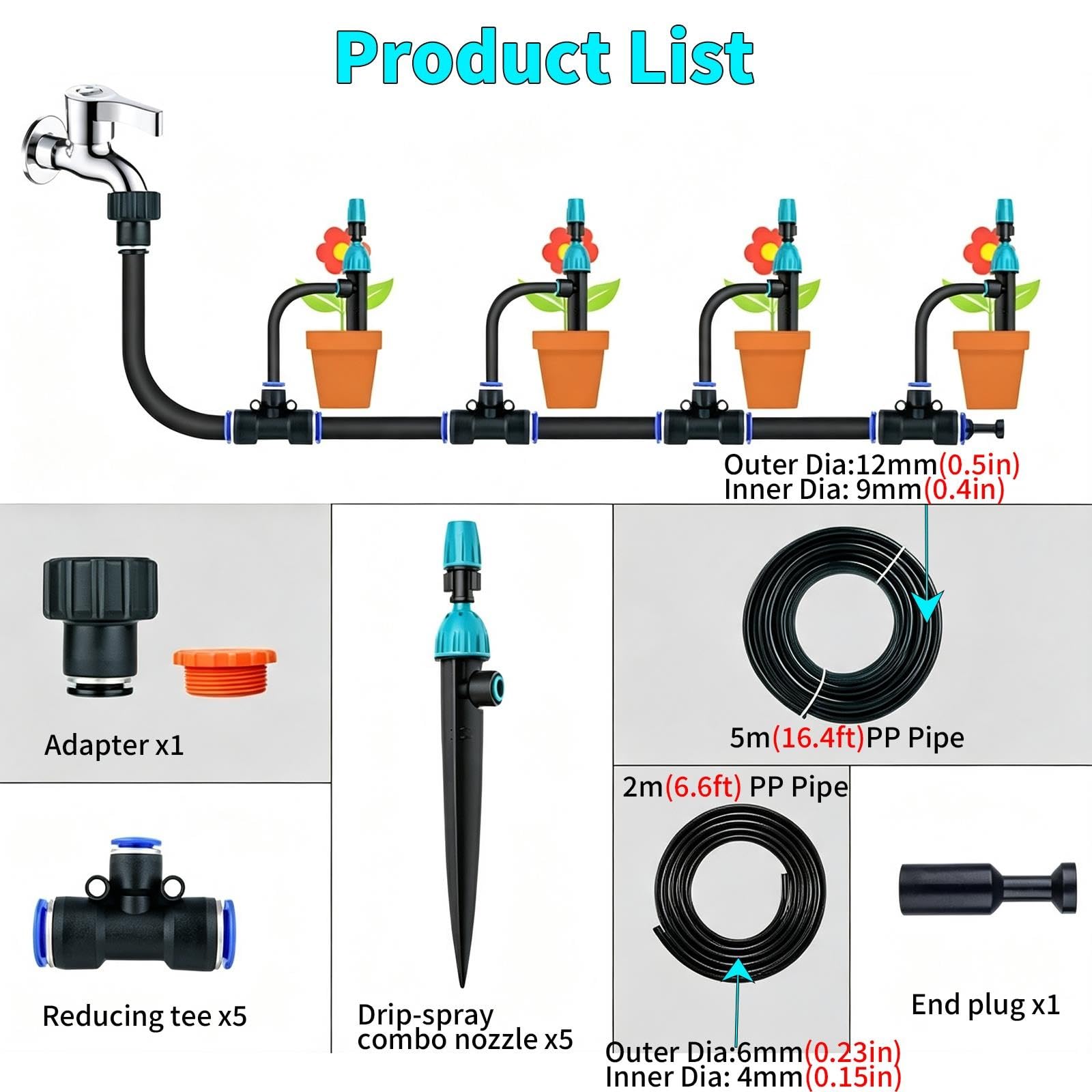 Accessoire De Brumisation Et Irrigation Goutte-à-goutte