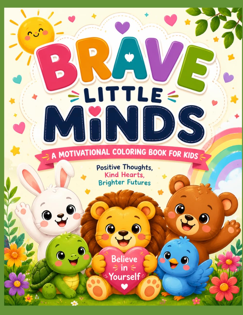 Brave Little Minds: A Positive Coloring Book for Kids