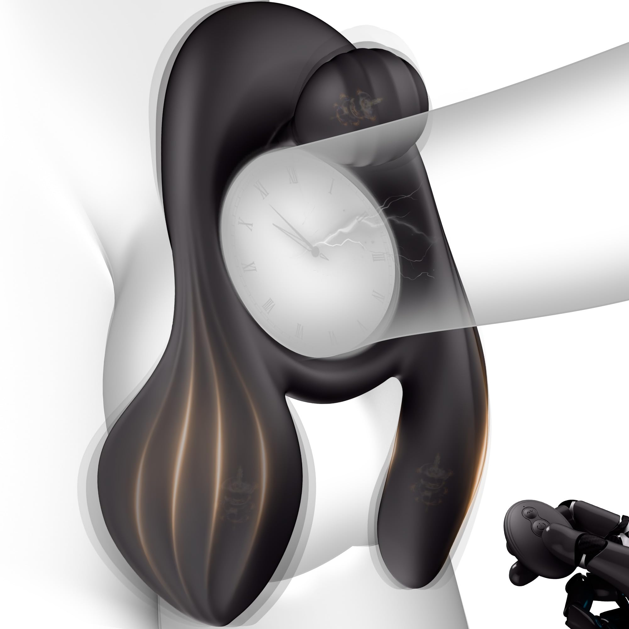 Vibrating Cock Ring Male Sex Toys Couples Sex Toys for Clitoris Testicle Stimulation Penis Ring Adult Toys for