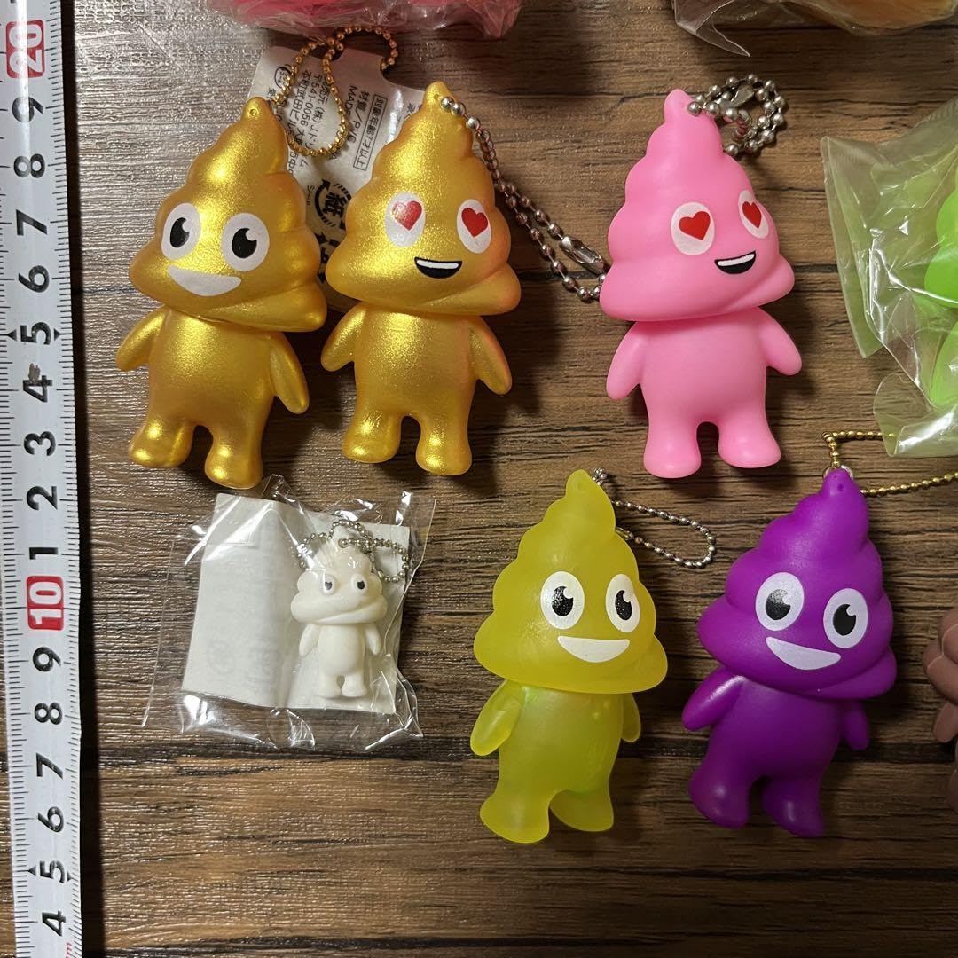 Amazon.co.jp: うんちくん ソフビマスコット 大中小色々サイズ