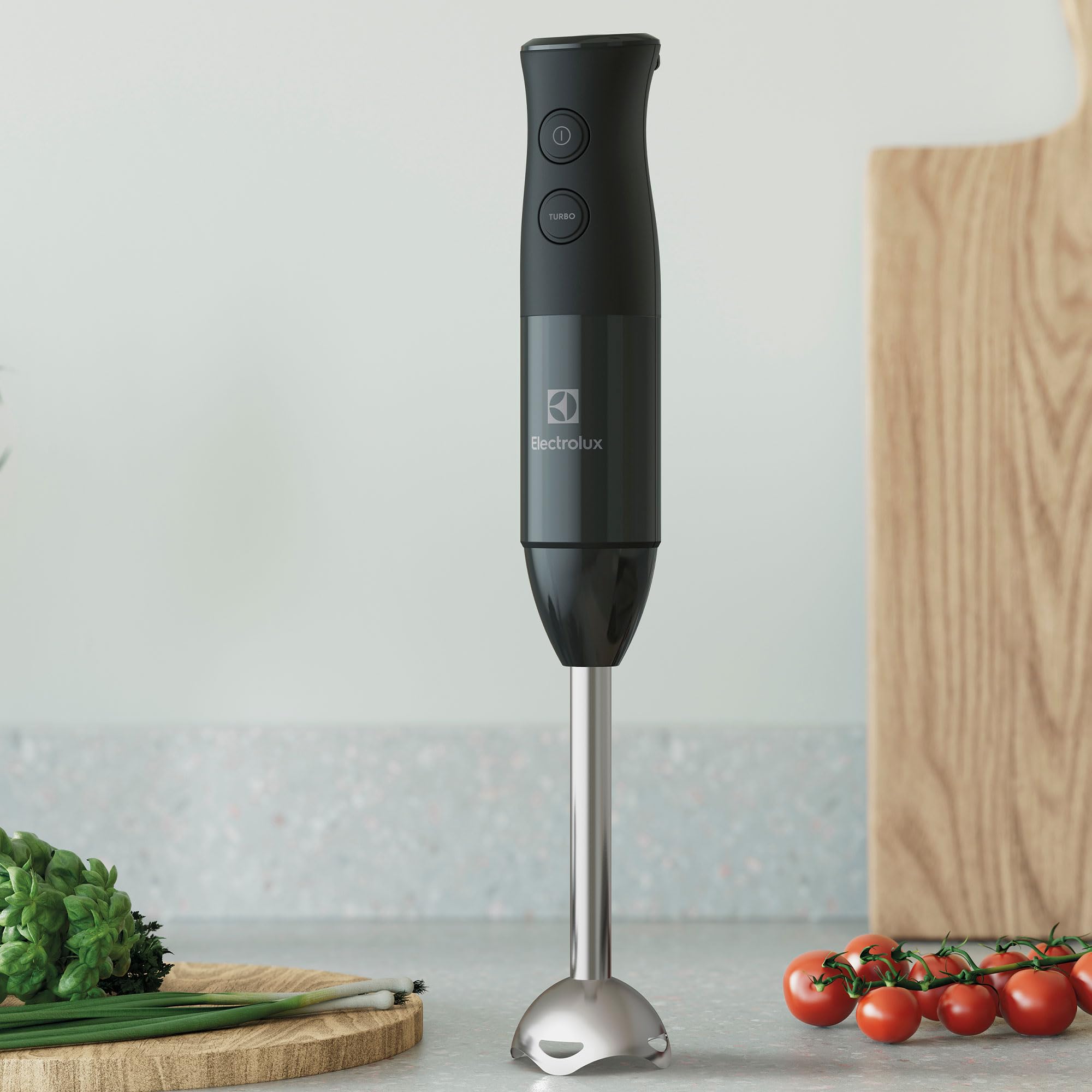 Electrolux E3HB1-4GG – Frullatore a Immersione Create 3 con Tecnologia TruFlow | Motore 400 W | Bicchiere 600 ml | Piede in Plastica Nero | Miscelazione Veloce e Precisa