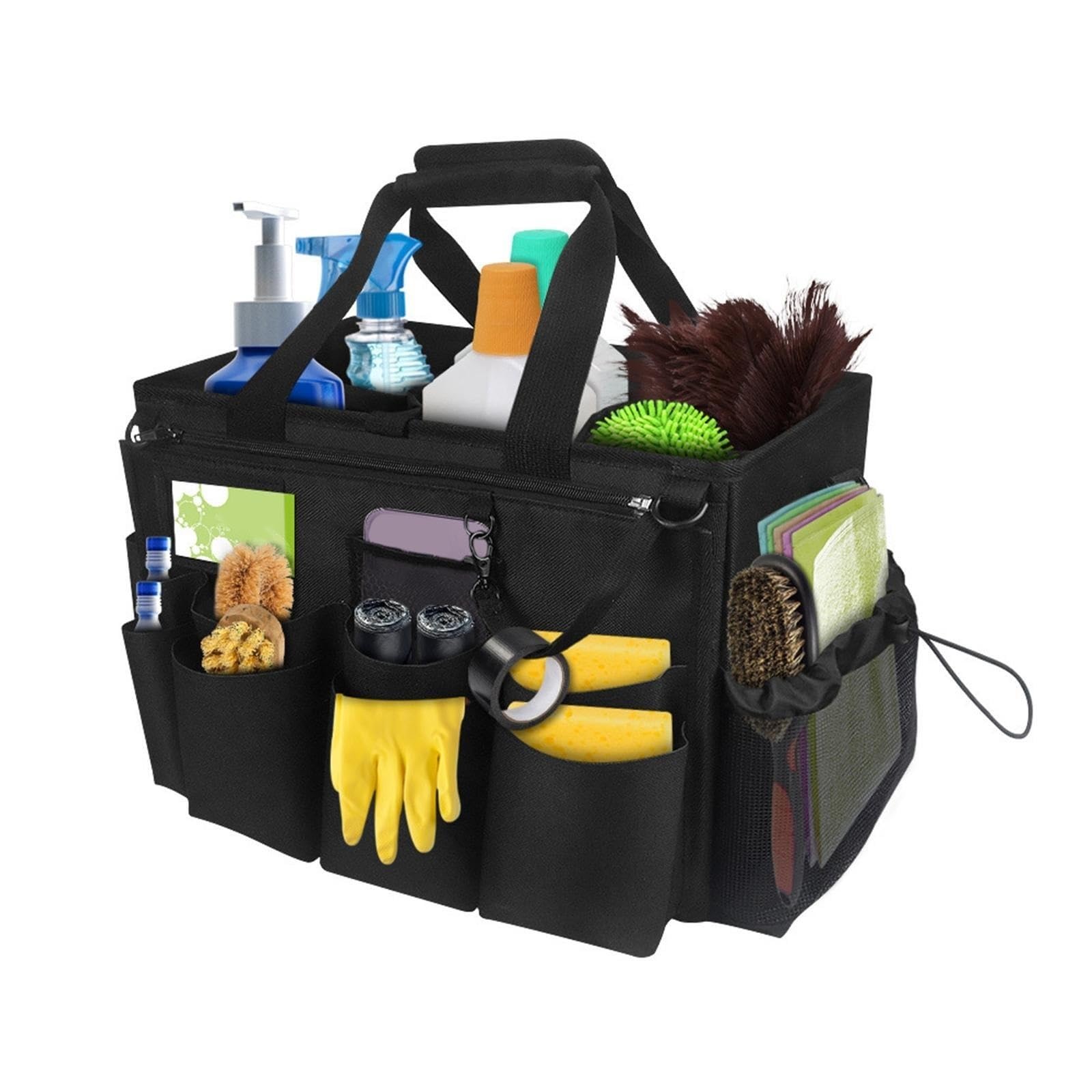 Bolsa de limpieza multiusos, organizador de suministros de limpieza, bolsa de herramientas for limpieza de tuberías de alcantarillado, jardinería, pintura for lavado de coches