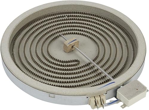 Whirlpool W11047722 Pieza de repuesto de elemento de superficie radiante de rango eléctrico original OEM - Sustituye a WP8273992, 8273992, W10248262