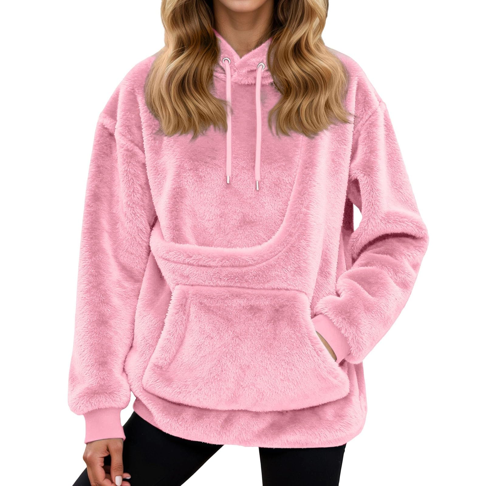Oversized Hoodie with Dog Pouch – Soft Pet Carrier Sweatshirt for Puppy — image 1