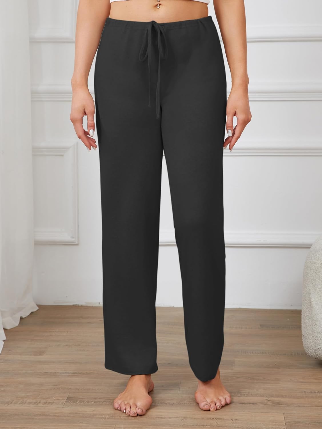 iChunhua Pajama Pants for Women Comfy Lounge Sleep Pants Pj Bottoms Sleepwear with Drawstring - Image 2