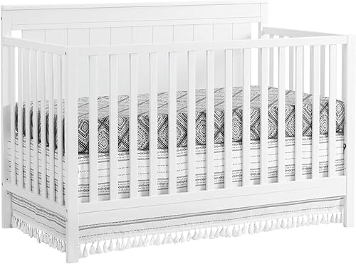 Vista 50 de Oxford Baby Lazio Cuna convertible 4 en 1, gris paloma, certificado GreenGuard Gold Gris (Dove Gray)