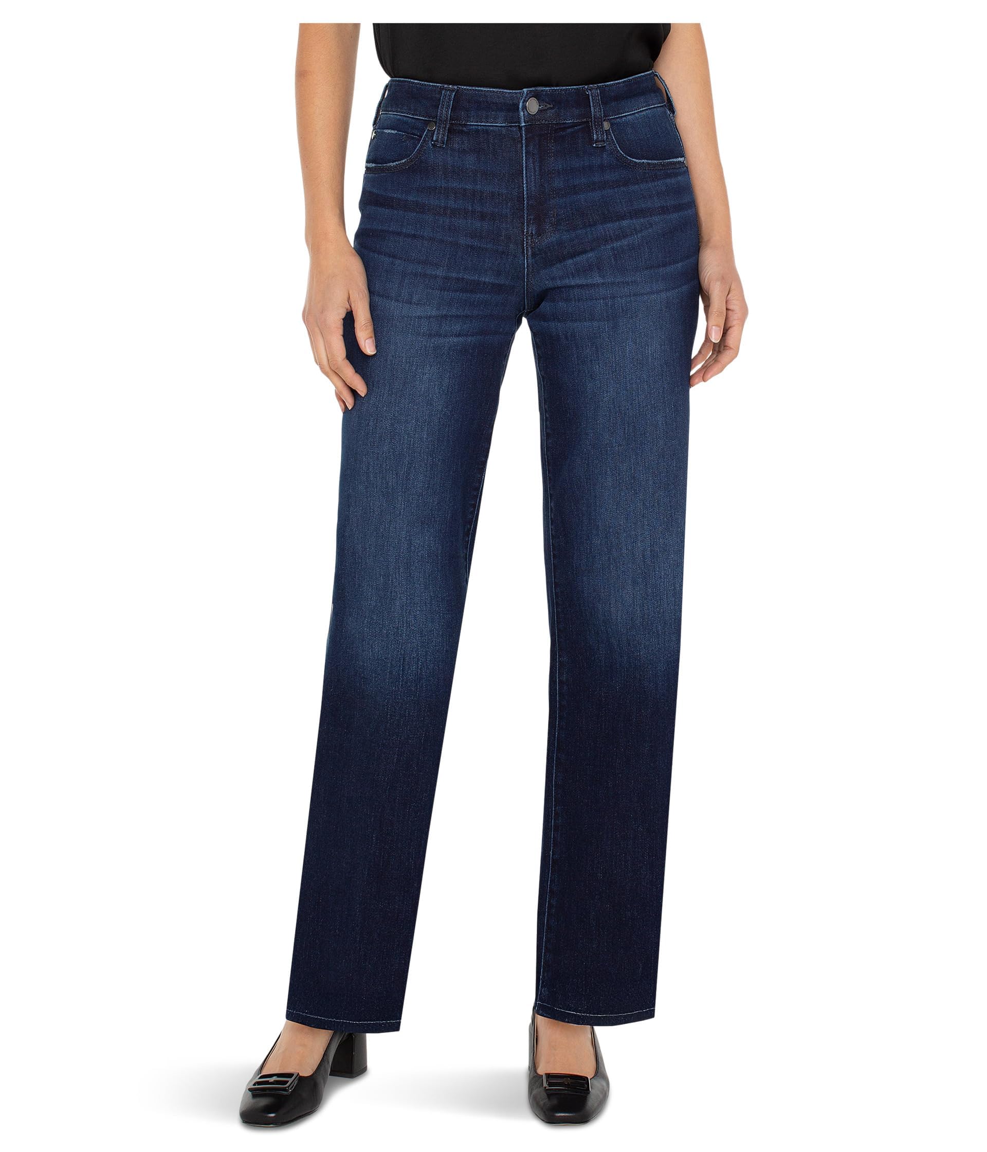 Liverpool Los Angeles Straight Leg Mid-Rise Jeans