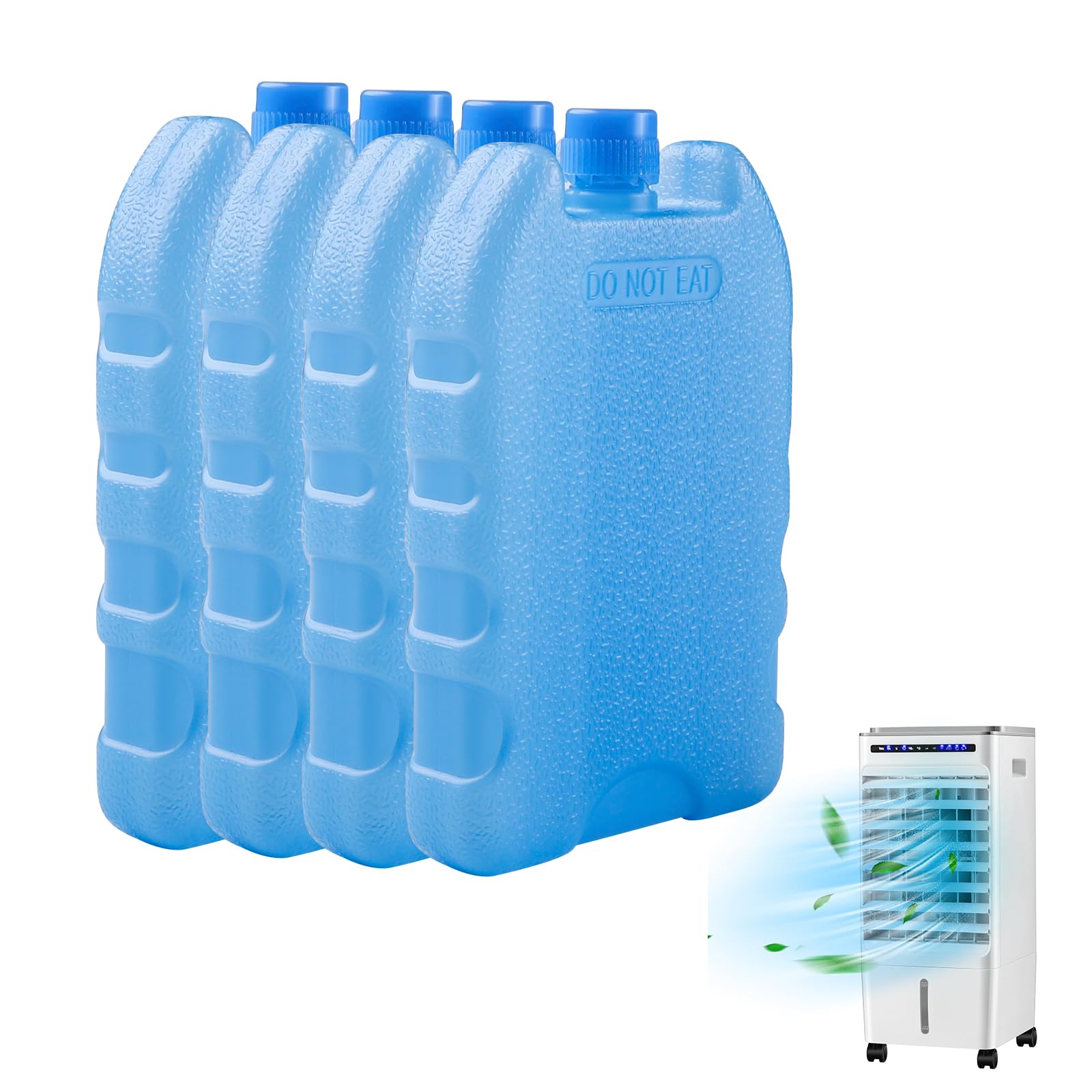 Photo 1 of 4PCS Ice Packs for Swamp Cooler, Reusable Freezer Blocks