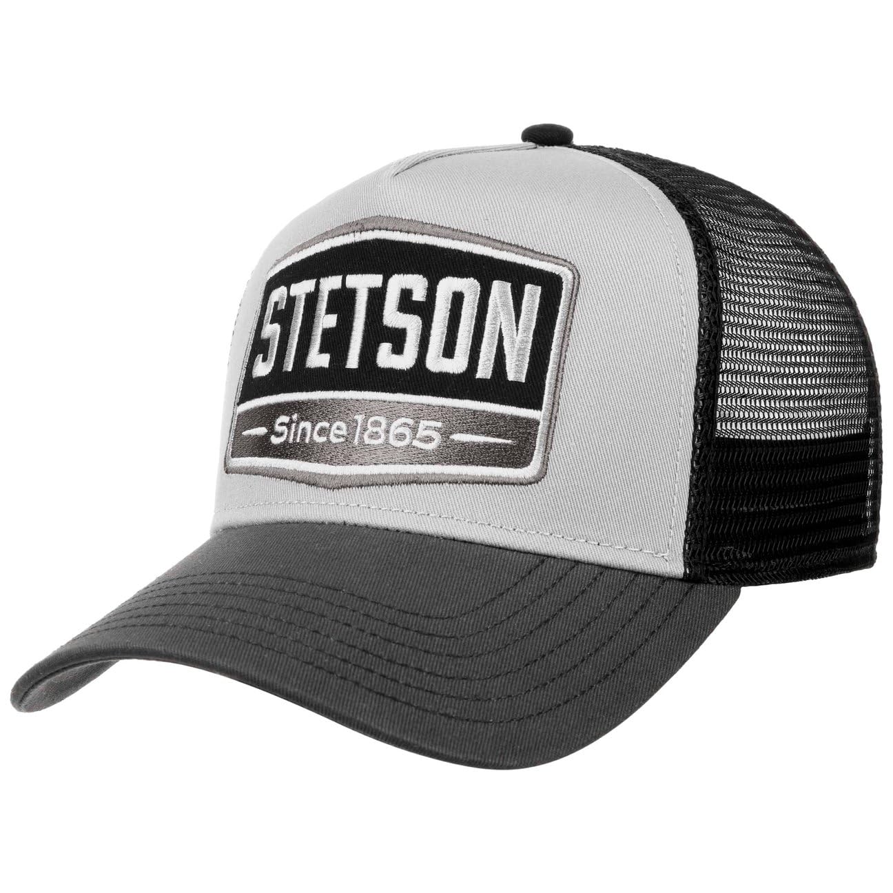 Stetson Gorra de Camionero Patrulla para Hombre/Mujer, Gorra de béisbol de algodón, tamaño Ajustable, Gorra con Inserto de Malla, Gorra de Camionero para Invierno/Verano, Gorra Curvada - 4