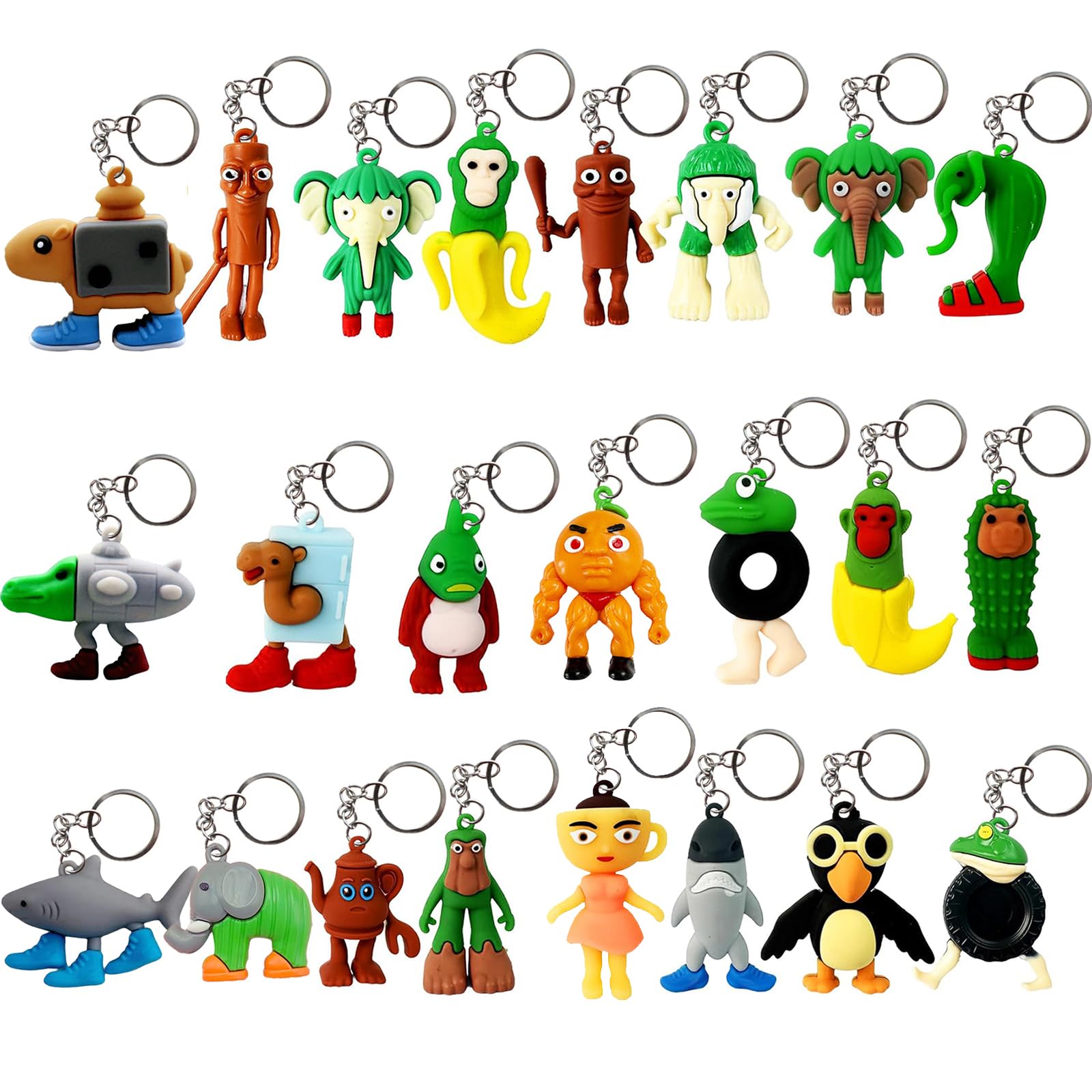 Lot De 26 Breloques Pour Chaussures En PVC - Personnages Cartoon, Imperméables, Pour Sabots Et Sandales