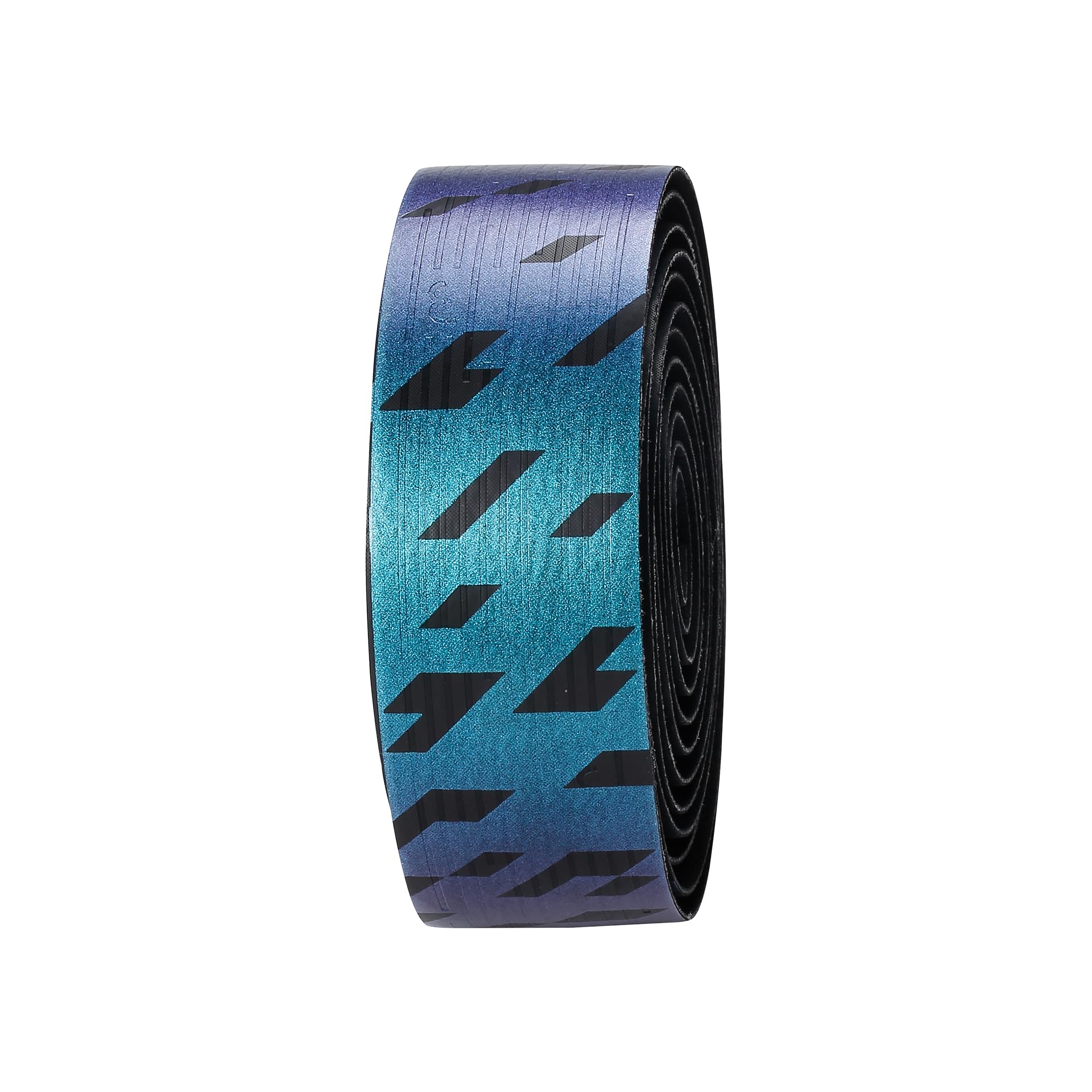 BBB Cycling Nanoribbon Gel Lenkerband – Rutschfestes Rennrad Lenkerband mit Nano-Struktur & Gel-Polsterung – Vibrationsdämpfend, Komfortabel & Langlebig – Inkl. Endstopfen - BHT-19 Schwarz/Blau