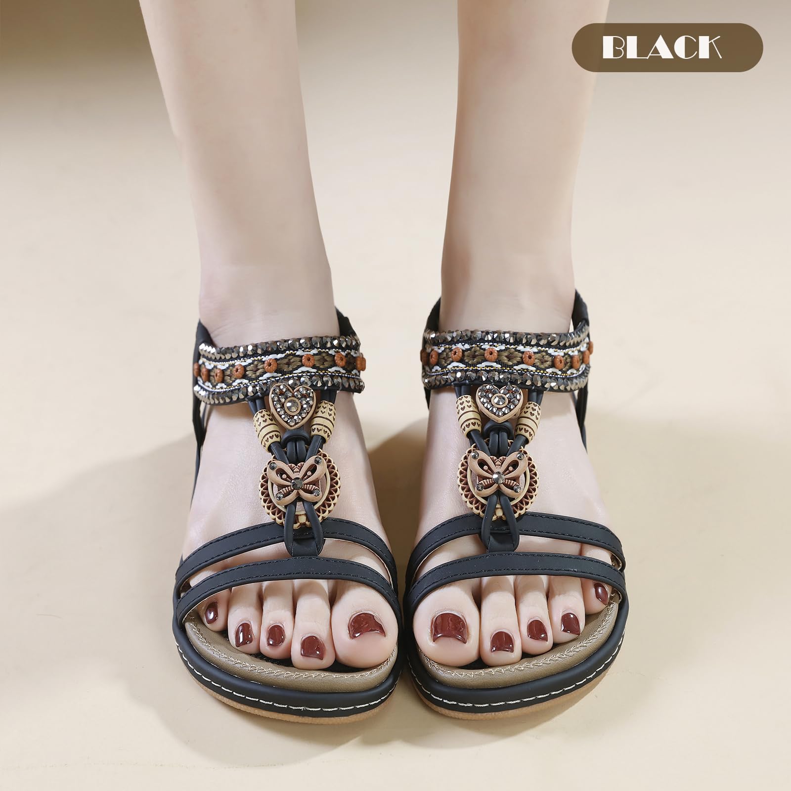 Sandales Femme Été Confortable Plate Chaussures