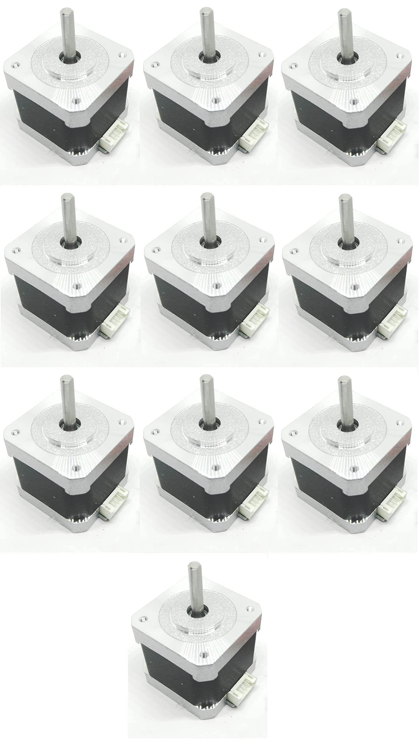 Invento 10pcs Nema 17 4.2 Kg-cm Bipolar Stepper Motor CNC Robotics DIY Projects 3D Printer-picture-30