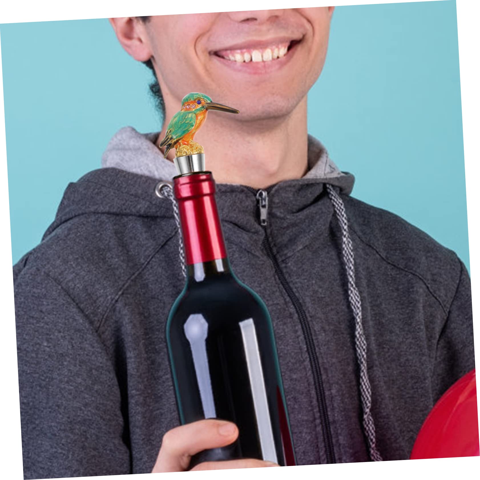 Amosfun 3 Stk Kork Weinstopfen Vakuumieren Verschlussstopfen Für Weinflaschen Coole Weinstopper Weinflaschenverschlüsse Wein Vakuum Personalisierter Weinstopper Weinbewahrer Keramik Golden