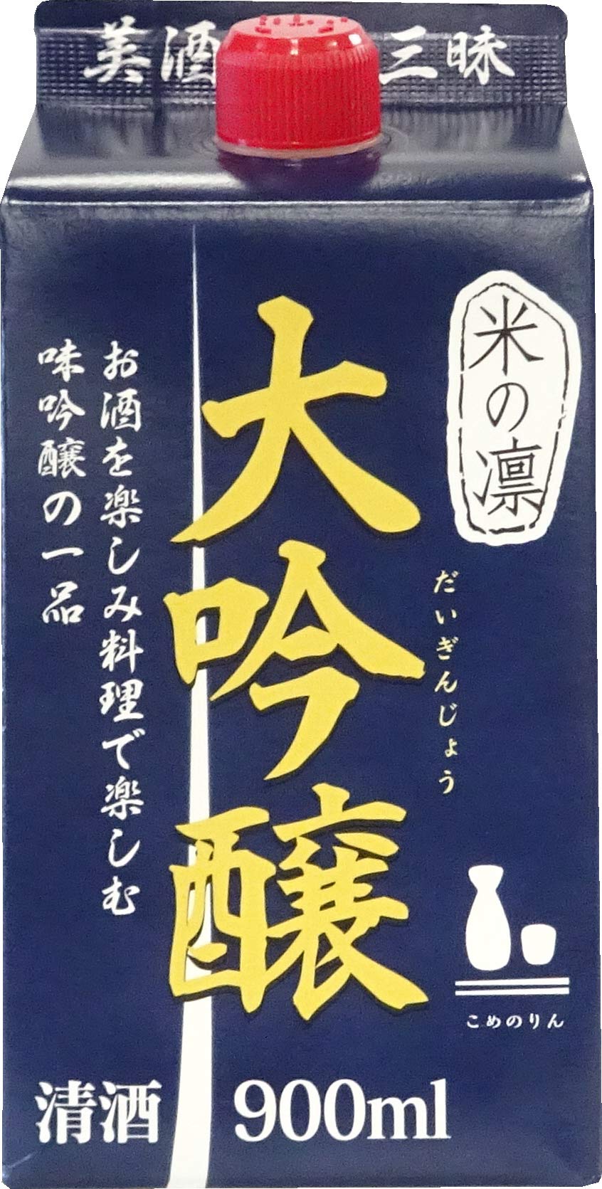 Amazon.co.jp: 米の凛 大吟醸 パック [ 日本酒 栃木県 900ml×6本