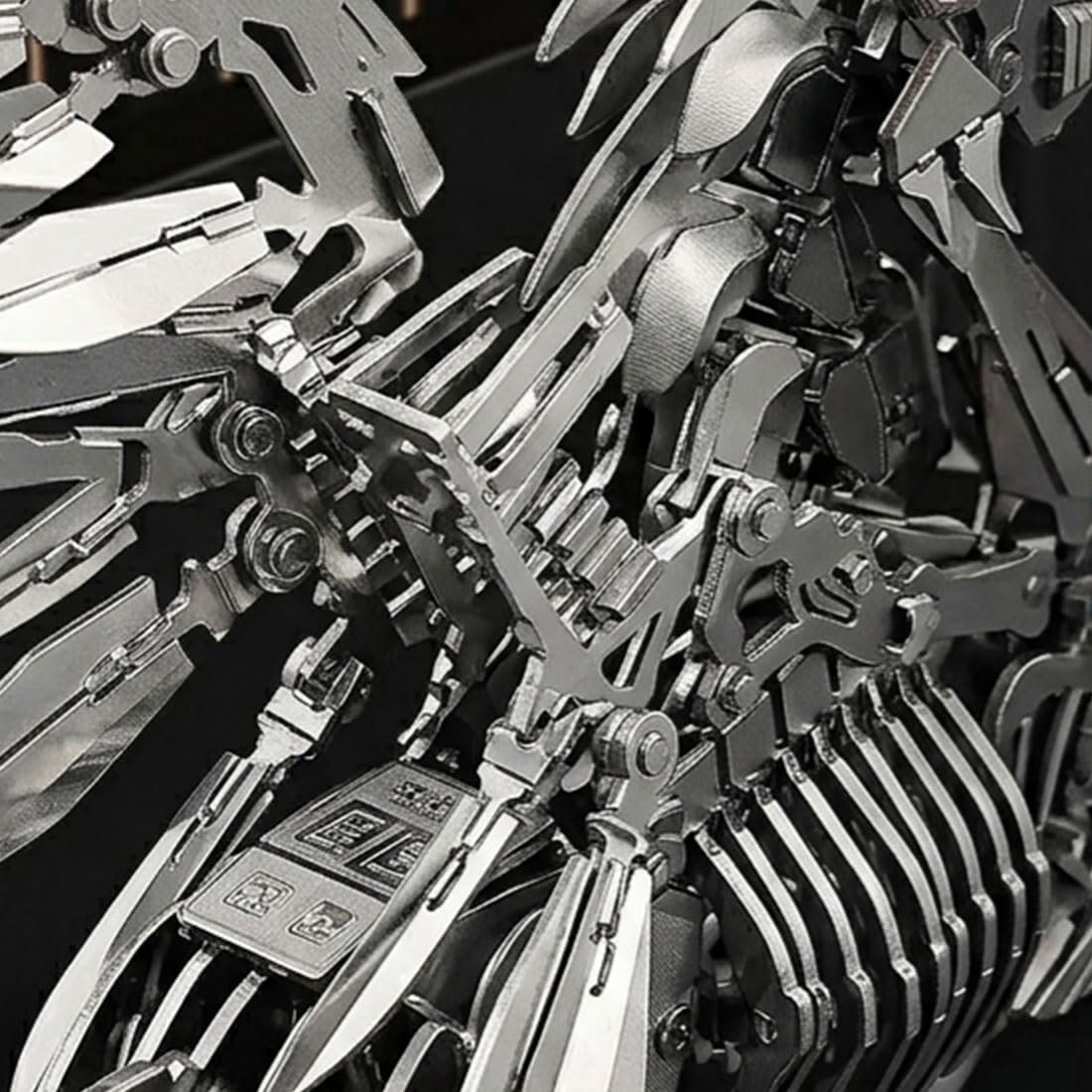 Rompecabezas de metal 3D, kit de modelo de caballo mítico mecánico, 559 piezas de criatura steampunk, rompecabezas de montaje DIY con detalles móviles, ideal para cumpleaños, día del padre y Navidad