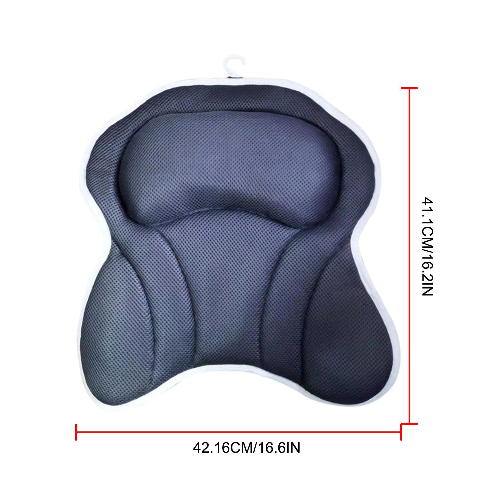 Amazon.co.jp: バスタブ枕, お風呂用厚い 3D エアメッシュ浴槽枕