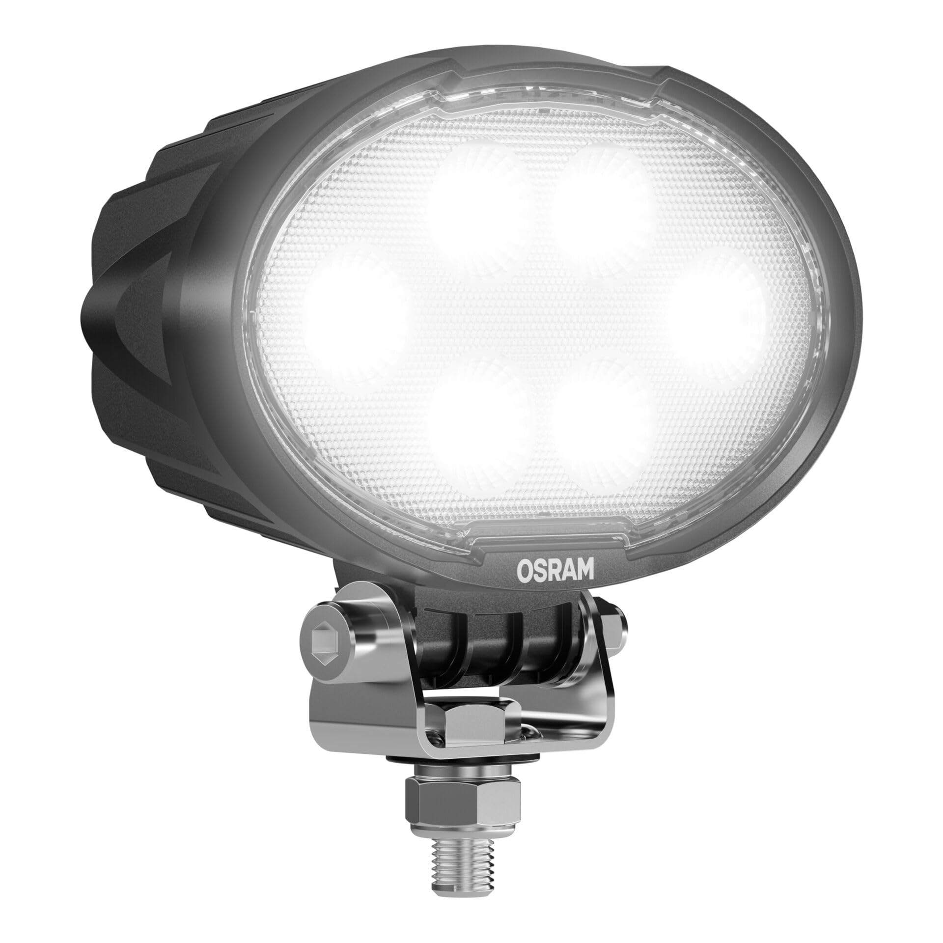 OSRAM LEDriving Oval WL VX150-WD, faros de trabajo LED todoterreno, 2300 lúmenes, haz de luz de hasta 69 m, 12 V/24 V