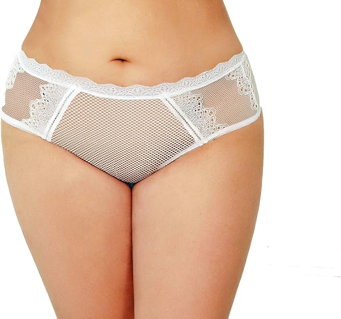 Lacy Line Sexy Open Back Lace Net Plus Size Panties Amazon.ca