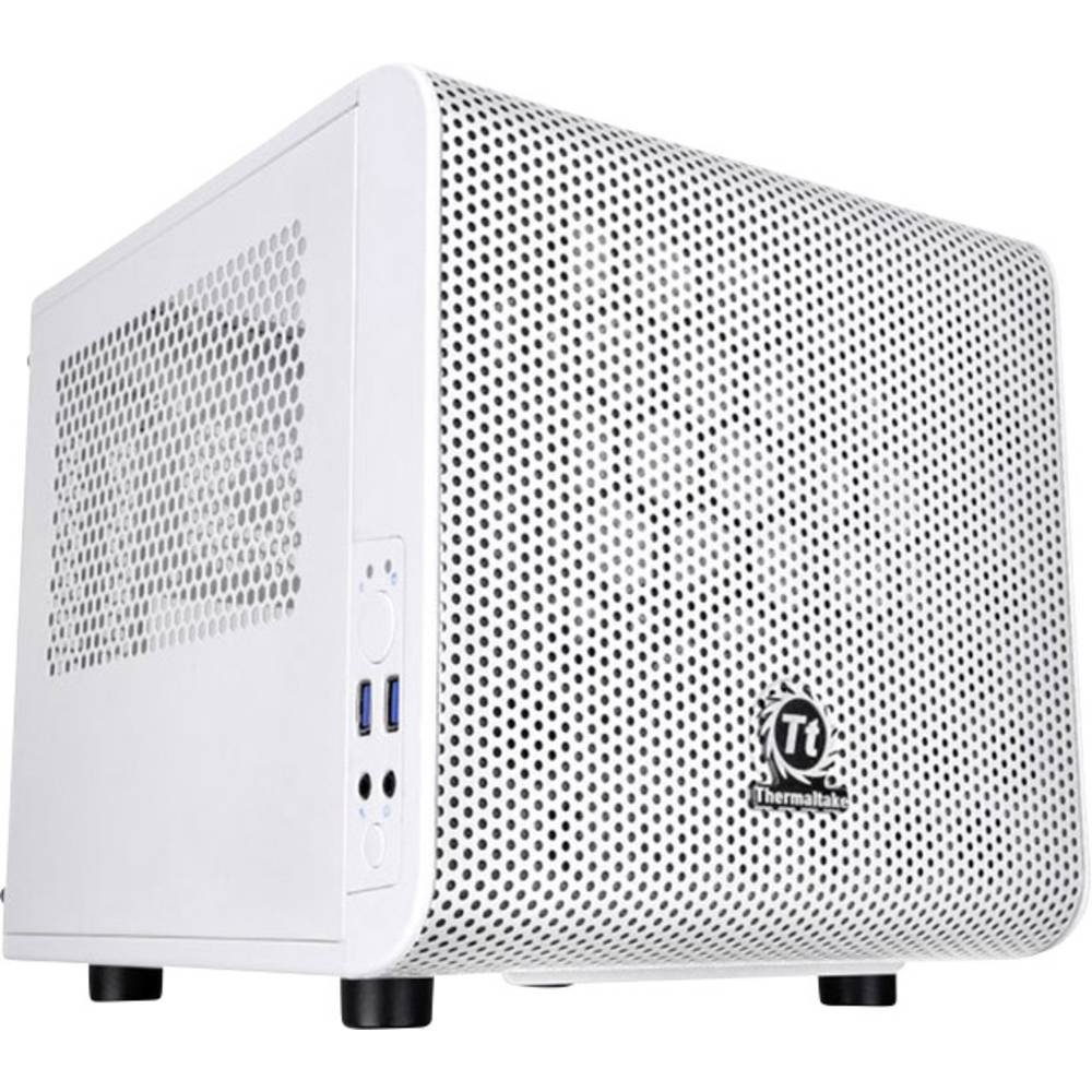 Thermaltake Core V1 Case PC Mini, Bianco